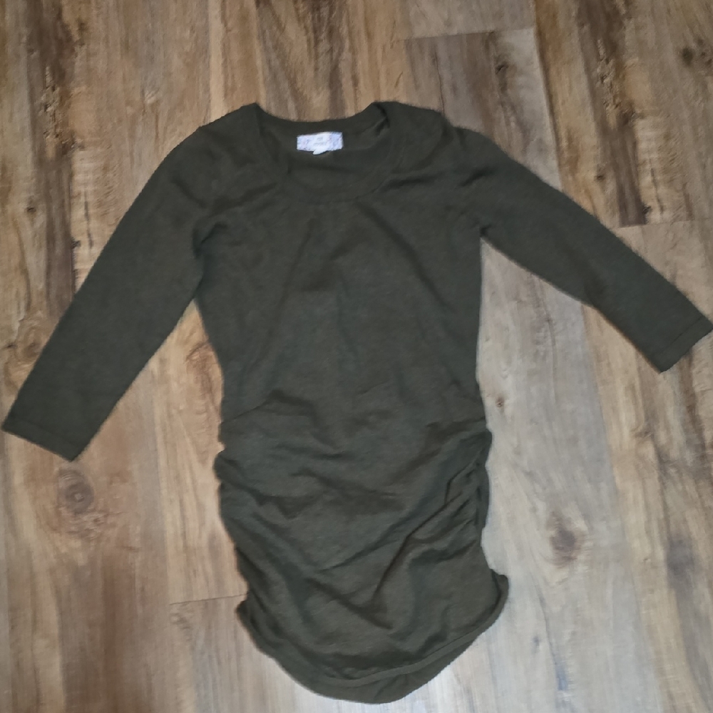 Pink Republic Forest Green Knit Top